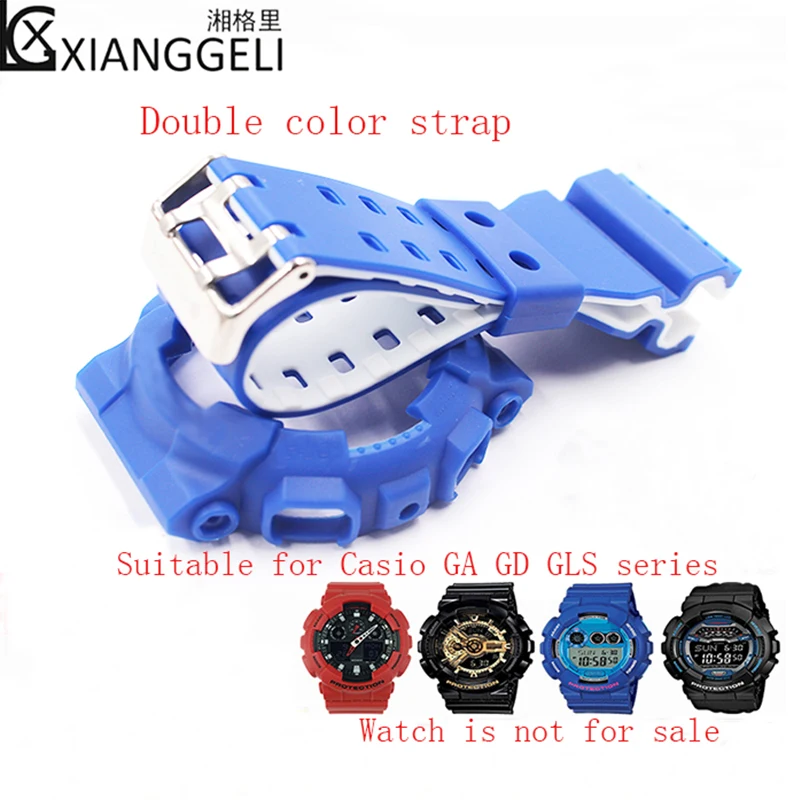 Watch Accessories Double Color Watch band For Casio G-SHOCK GD-100GD-110 GA-100 /120 Sports Resin Watch Strap Watch Shell
Watch Accessories Double Color Watch band For Casio G-SHOCK GD-100GD-110 GA-100 /120 Sports Resin Watch Strap Watch Shell