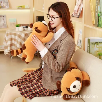55cm Brown raccoon software pillow doll raccoon plush toy High quality retail 
55cm Brown raccoon software pillow doll raccoon plush toy High quality retail