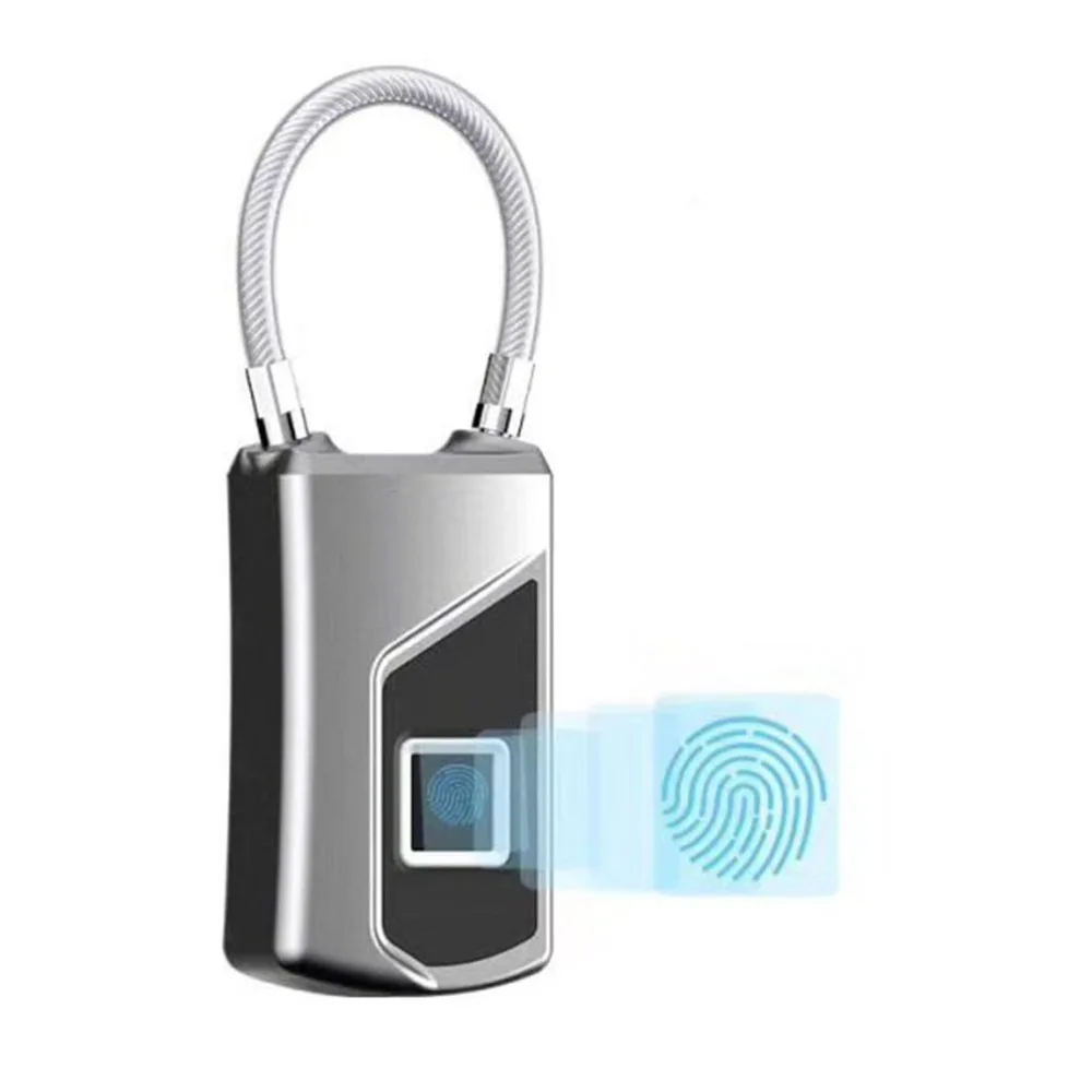 Smart Keyless Fingerprint Lock Security Padlock Waterproof USB Rechargeable Mini Lock for Door Cabinet Luggage Case
Smart Keyless Fingerprint Lock Security Padlock Waterproof USB Rechargeable Mini Lock for Door Cabinet Luggage Case