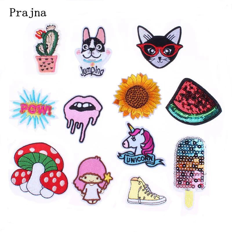 Prajna Unicorn Mushroom Heart Patch Embroidery Iron On Cartoon Patches Cheap Cute Embroidered Patches For Clothing Jeans Badges
Prajna Unicorn Mushroom Heart Patch Embroidery Iron On Cartoon Patches Cheap Cute Embroidered Patches For Clothing Jeans Badges
