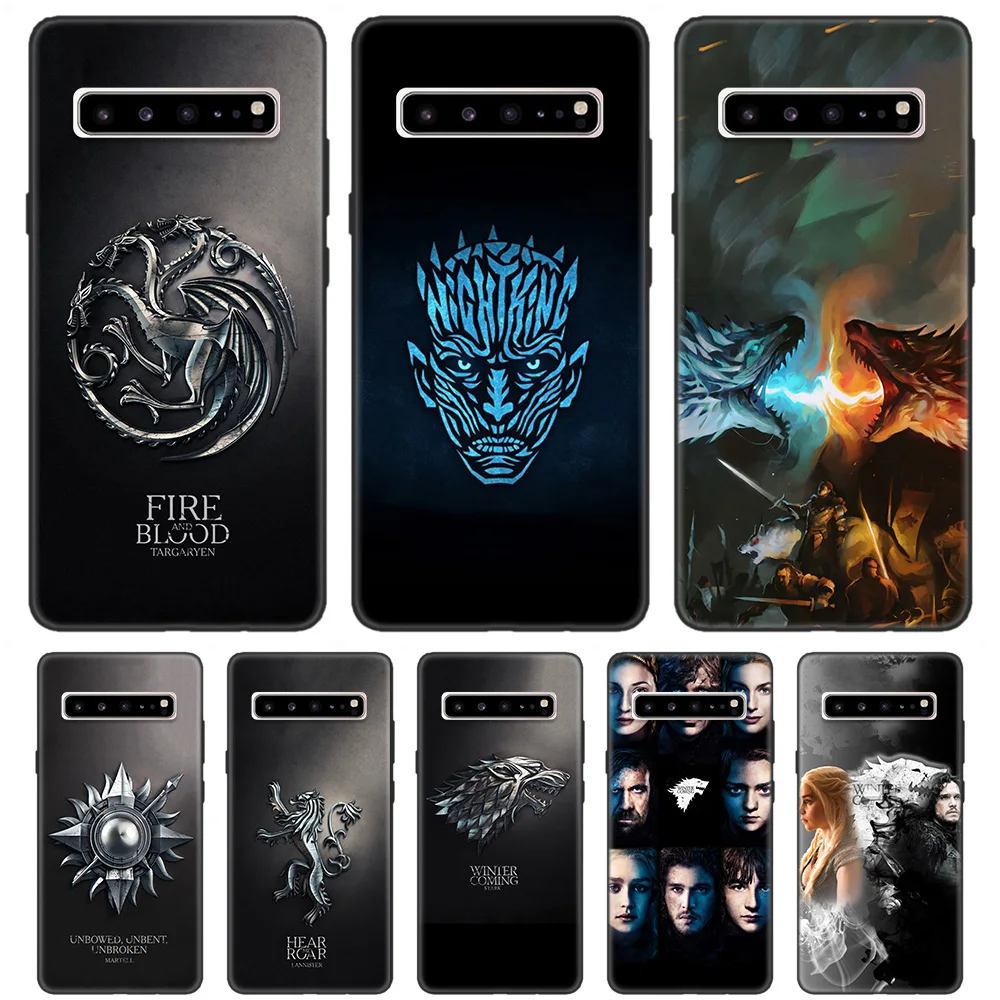 Black Soft Silicone Case Cover for Samsung Galaxy S7 S8 S9 S10 5G S10E J4 J6 J8 M20 Note 8 9 10+ Edge Plus 2018 Game Thrones Dae
Black Soft Silicone Case Cover for Samsung Galaxy S7 S8 S9 S10 5G S10E J4 J6 J8 M20 Note 8 9 10+ Edge Plus 2018 Game Thrones Dae