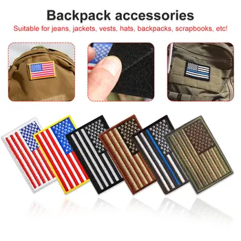 Embroidered Thread American Flag Patch Patriotic USA Military Tactics Patch Iron-on or Sew to Any Garment
Embroidered Thread American Flag Patch Patriotic USA Military Tactics Patch Iron-on or Sew to Any Garment