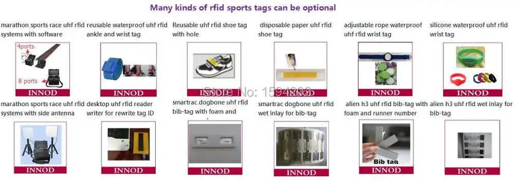 many kinds of rfid sports tags can be optional