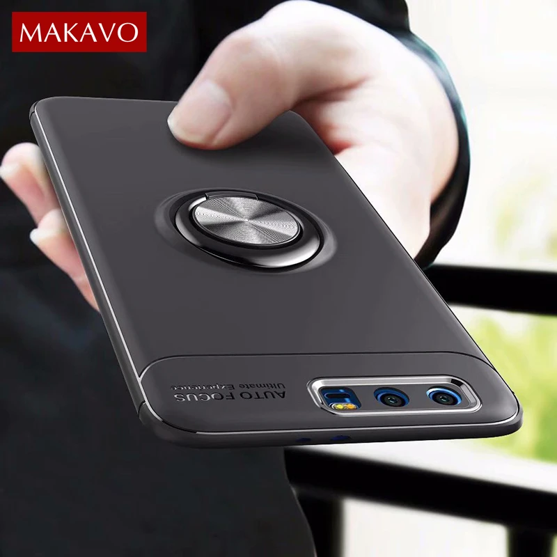 MAKAVO For Huawei Honor 9 Lite Case Skin Luxury Rotating Finger Ring Holder Soft Silicone Back Cover For Honor 9 Phone Cases
MAKAVO For Huawei Honor 9 Lite Case Skin Luxury Rotating Finger Ring Holder Soft Silicone Back Cover For Honor 9 Phone Cases
