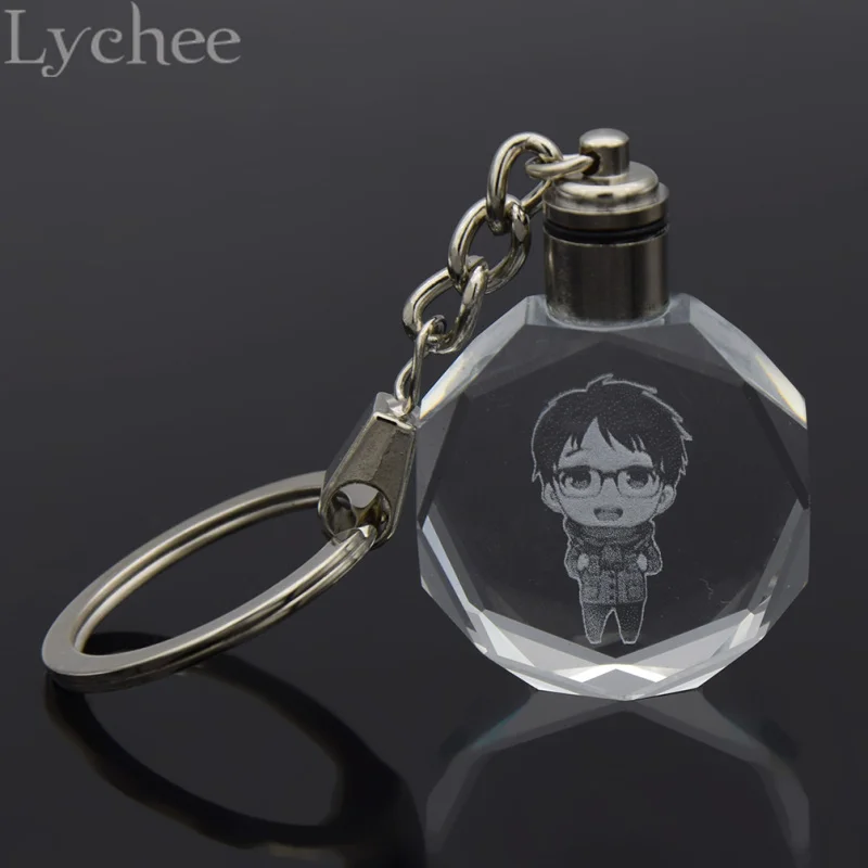 Lychee Hot Japan Anime YURI!!! on ICE Key Chain Key Ring Yuri Plisetsky Faux Crystal LED Light Key Chain for Men Women
Lychee Hot Japan Anime YURI!!! on ICE Key Chain Key Ring Yuri Plisetsky Faux Crystal LED Light Key Chain for Men Women