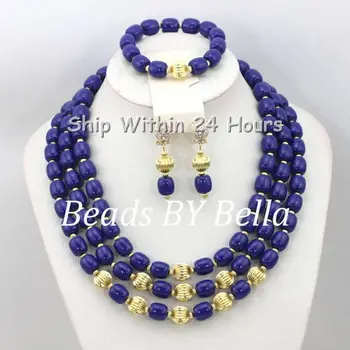 High Quality Wedding Jewelry Set For Brides Nigerian Party Beads Necklace Set Christmas Gift Jewelry Free Shipping ABC922
High Quality Wedding Jewelry Set For Brides Nigerian Party Beads Necklace Set Christmas Gift Jewelry Free Shipping ABC922