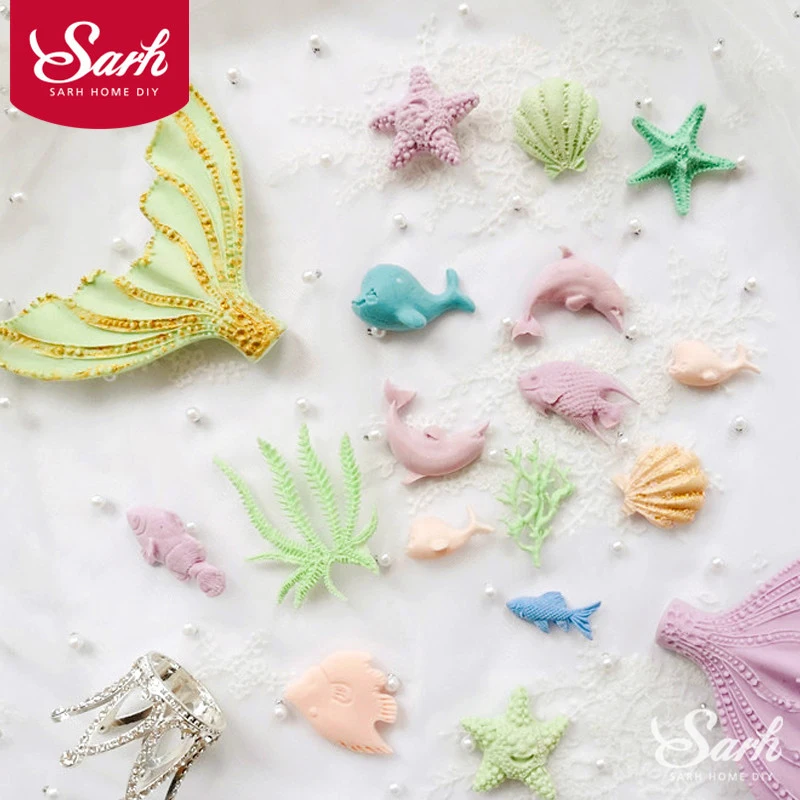 Fish Seaweed Dolphin Cake Mold Seahorse shell Mould Starfish Cake Border Fondant for Kitchen Baking Decoration Molds Lovely Tool
Fish Seaweed Dolphin Cake Mold Seahorse shell Mould Starfish Cake Border Fondant for Kitchen Baking Decoration Molds Lovely Tool