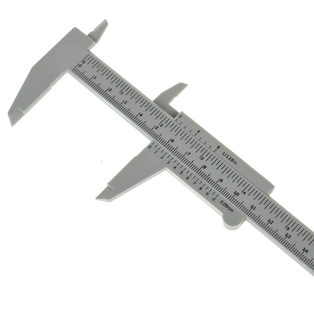 Gray Great Measure Plastic Vernier Caliper Ruler For Makeup Tattoo Eyebrow Tool 150mm
Gray Great Measure Plastic Vernier Caliper Ruler For Makeup Tattoo Eyebrow Tool 150mm