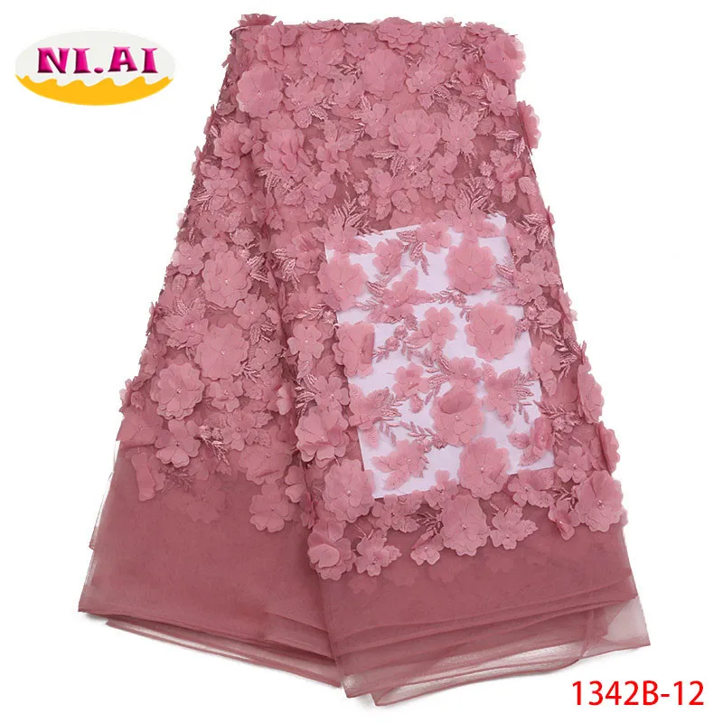 3D Flower High Quality Lace Fabric, African Lace Fabric Blush Pink, Applique Embroidery Lace Fabric For Dresses MR1342B
3D Flower High Quality Lace Fabric, African Lace Fabric Blush Pink, Applique Embroidery Lace Fabric For Dresses MR1342B