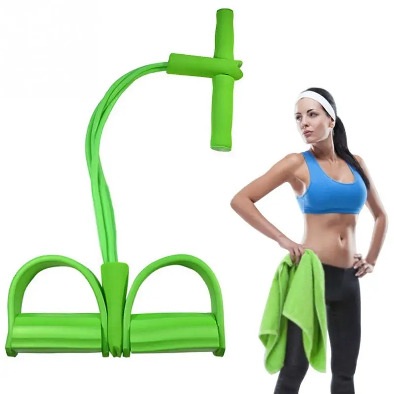 Fitness Resistance Bands 4 Tube Strong Latex Elastic Pedal Exerciser Pilates yoga fitness equipment
Fitness Resistance Bands 4 Tube Strong Latex Elastic Pedal Exerciser Pilates yoga fitness equipment