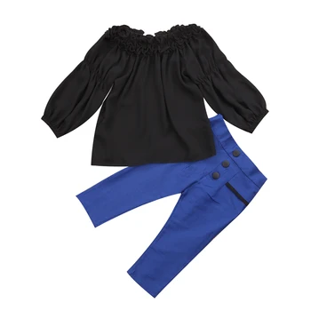 Fashion Toddler Baby Girl Off Shoulder Outfit Sets Shirt T-shirt Tops Long Pants Clothes
Fashion Toddler Baby Girl Off Shoulder Outfit Sets Shirt T-shirt Tops Long Pants Clothes