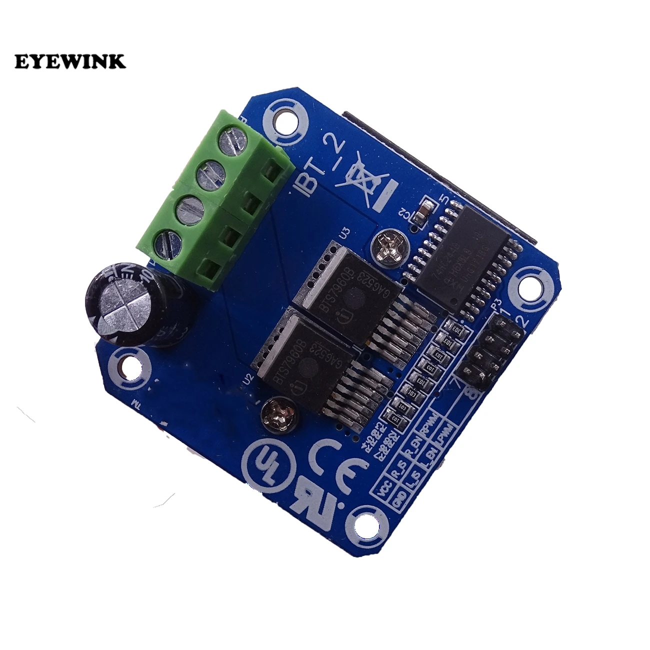 BTS7960 43A H-bridge High-power Motor Driver module/ diy smart car Current diagnostic
BTS7960 43A H-bridge High-power Motor Driver module/ diy smart car Current diagnostic