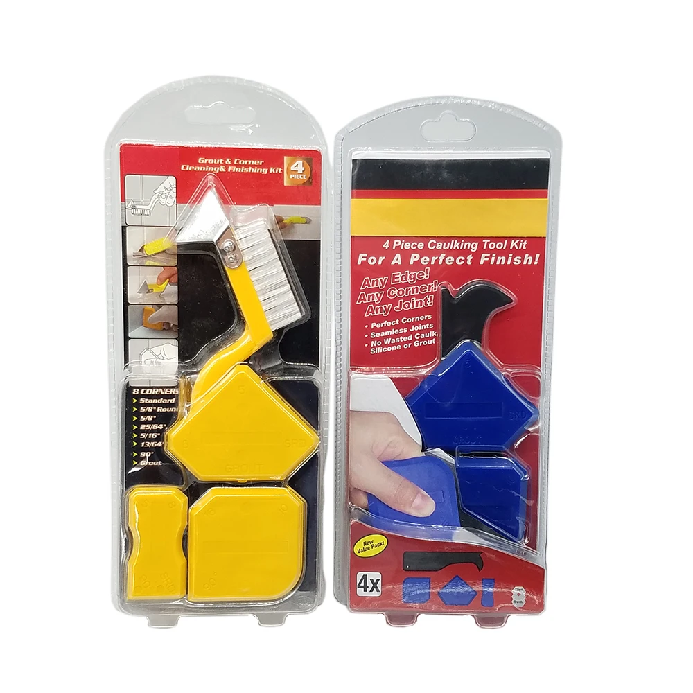 4Pieces Caulking Tool Kit For Perfect Finish Perfect Cornerrs Seamless Joints NO Wasted Caulk ,Silicone or Grut Cleaning Kit
4Pieces Caulking Tool Kit For Perfect Finish Perfect Cornerrs Seamless Joints NO Wasted Caulk ,Silicone or Grut Cleaning Kit