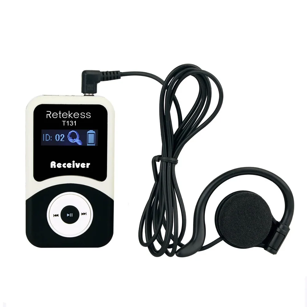 RETEKESS 99 Channels Portable Wireless Receiver For Tour Guide System/Simultaneous /Wireless Meeting/Church F9424 
RETEKESS 99 Channels Portable Wireless Receiver For Tour Guide System/Simultaneous /Wireless Meeting/Church F9424