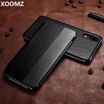 XOOMZ For Huawei P20 Case Cover Luxury Genuine Leather Hard Plastic Smart View Flip Phone Case for Huawei P20 Smart Case Fundas
XOOMZ For Huawei P20 Case Cover Luxury Genuine Leather Hard Plastic Smart View Flip Phone Case for Huawei P20 Smart Case Fundas