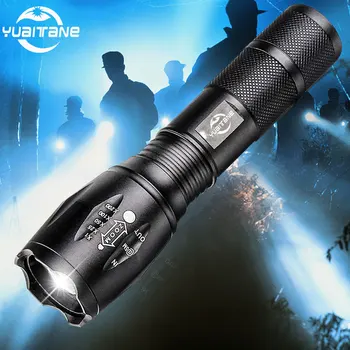 1200LUMS LED Flashlight T6/L2/V6 linterna LED Tactical Flashlights Waterproof Torch 5Modes Zoom 18650 Battery For Bicycle Light
1200LUMS LED Flashlight T6/L2/V6 linterna LED Tactical Flashlights Waterproof Torch 5Modes Zoom 18650 Battery For Bicycle Light