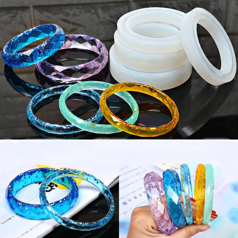 1 PCS Transparent Bangle Silicone Mold DIY Jewelry Making Tool Moulds UV Epoxy Resin Decorative Craft 56mm 60mm 62mm
1 PCS Transparent Bangle Silicone Mold DIY Jewelry Making Tool Moulds UV Epoxy Resin Decorative Craft 56mm 60mm 62mm