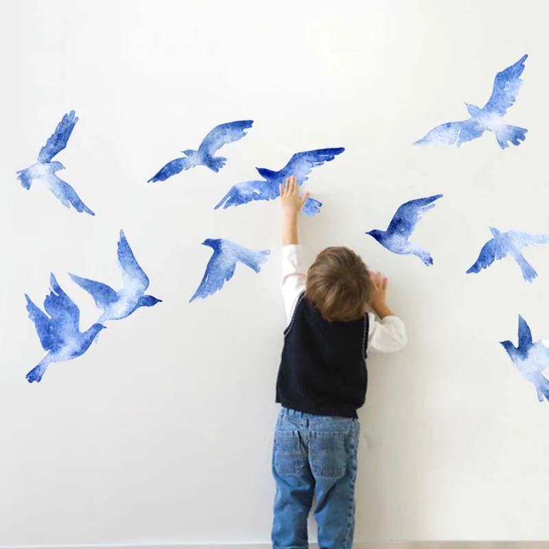 Flock of birds Wall Sticker nordic style kids decoration Blue modern home decoration accessories Animal stickers diy wall art
Flock of birds Wall Sticker nordic style kids decoration Blue modern home decoration accessories Animal stickers diy wall art