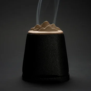 PINNY Mountain Peak Coil Incense Burners Sandalwood Incense Base Ceramic Crafts Living Room Decoration Zen Censer
PINNY Mountain Peak Coil Incense Burners Sandalwood Incense Base Ceramic Crafts Living Room Decoration Zen Censer
