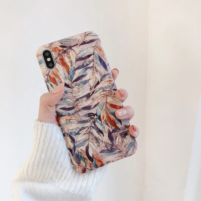 Color Leaf Illustration Hard PC Back Cover Phone Cases For iPhone X XS MAX XR,Fashion Phone Case For iPhone 8 7 6 6s Plus Coques
Color Leaf Illustration Hard PC Back Cover Phone Cases For iPhone X XS MAX XR,Fashion Phone Case For iPhone 8 7 6 6s Plus Coques