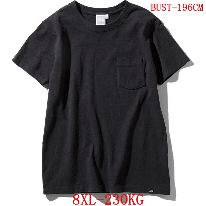 Plus large size 5XL 6XL 7XL 8XL 230KG men's big T-shirt short-sleeved round neck hip-hop outdoor sports large size black T-shirt
Plus large size 5XL 6XL 7XL 8XL 230KG men's big T-shirt short-sleeved round neck hip-hop outdoor sports large size black T-shirt