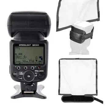 Meike MK-900 i-TTL Flash Speedlite For Nikon + flash Softbox Diffuser the function as SB-900
Meike MK-900 i-TTL Flash Speedlite For Nikon + flash Softbox Diffuser the function as SB-900