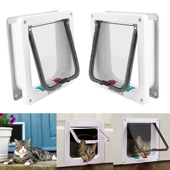 4 Way Lockable Dog Cat Kitten Door Small Medium Large Pet Supply Lock Lockable Safe Flap Door Flap pet door D35
4 Way Lockable Dog Cat Kitten Door Small Medium Large Pet Supply Lock Lockable Safe Flap Door Flap pet door D35