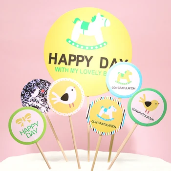 Baby Children Birthday Party Cake Topper Flag Decorations
Baby Children Birthday Party Cake Topper Flag Decorations