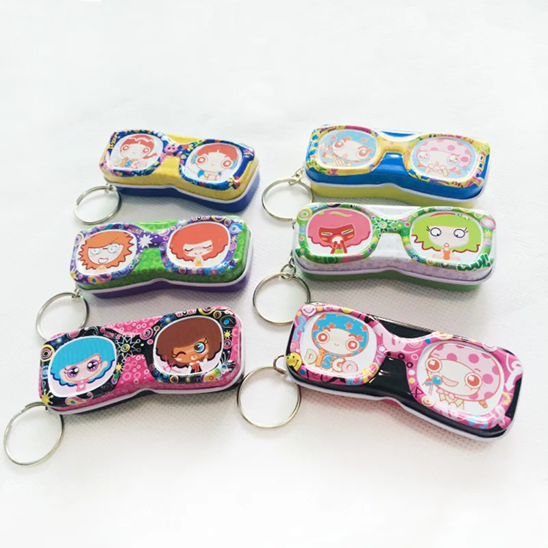Portable Creati glasses shape MiNi iron box Key ring xylitol storage tin box wedding seal Jewelry Pill Cases organizer container
Portable Creati glasses shape MiNi iron box Key ring xylitol storage tin box wedding seal Jewelry Pill Cases organizer container
