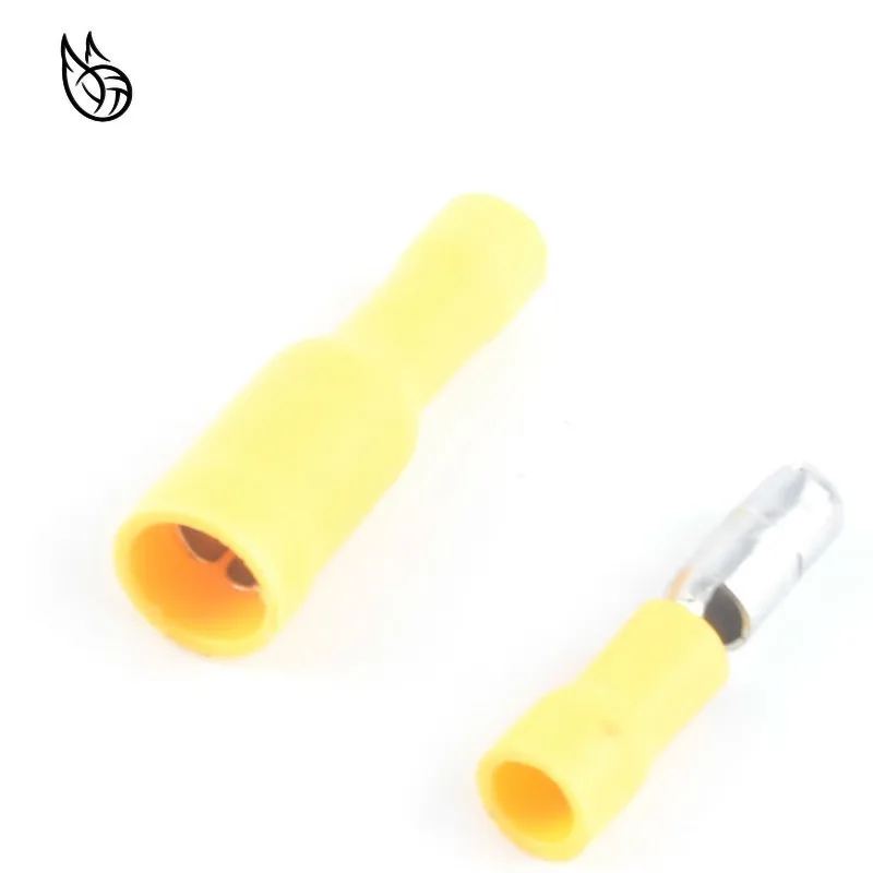 50pcs Yellow Male Female Bullet Insulated Connector Crimp Terminals Wiring Cable Plug FRD1.25-1.56 MPD1.25-1.56
50pcs Yellow Male Female Bullet Insulated Connector Crimp Terminals Wiring Cable Plug FRD1.25-1.56 MPD1.25-1.56