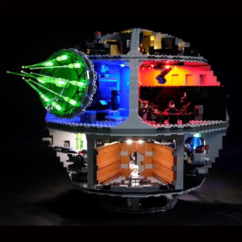 Светодио дный свет набор для Lego 75159 Star Series Wars Death Совместимость 05063 строительные