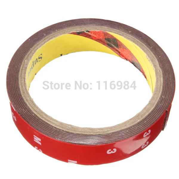 Taffeta 1pcs x 20mm x 3Meters Auto Acrylic Foam Double-Sided Strip Attachment Adhesive Tape
Taffeta 1pcs x 20mm x 3Meters Auto Acrylic Foam Double-Sided Strip Attachment Adhesive Tape