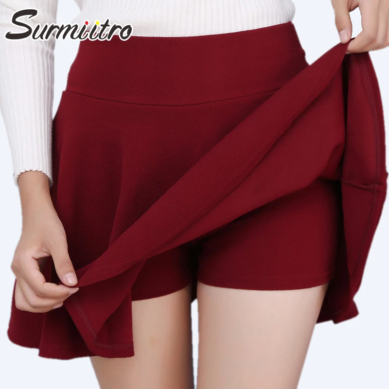 Surmiitro Plus Size 5XL Shorts Skirts Womens 2019 Summer Autumn High Waist Pleated Skirt Female Korean Elegant Sun School Skirt
Surmiitro Plus Size 5XL Shorts Skirts Womens 2019 Summer Autumn High Waist Pleated Skirt Female Korean Elegant Sun School Skirt
