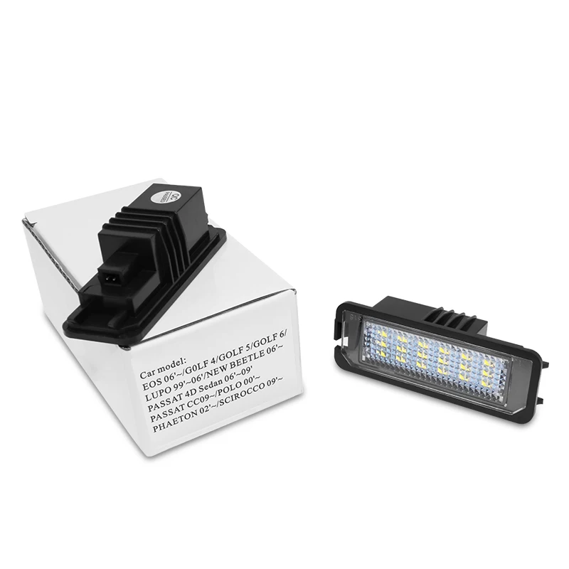 Car LED Number License Plate Light For Volkswagen VW POLO Golf 4 5 6 Passat CC New Beetle Phaeton EOS Scirocco for SEAT b6
Car LED Number License Plate Light For Volkswagen VW POLO Golf 4 5 6 Passat CC New Beetle Phaeton EOS Scirocco for SEAT b6