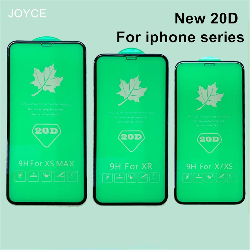 New 20D Tempered Glass Screen Protector iphone 6s 7 8plus Free Shipping For iPhone X XR XSMax Full Cover Protective film Glass
New 20D Tempered Glass Screen Protector iphone 6s 7 8plus Free Shipping For iPhone X XR XSMax Full Cover Protective film Glass