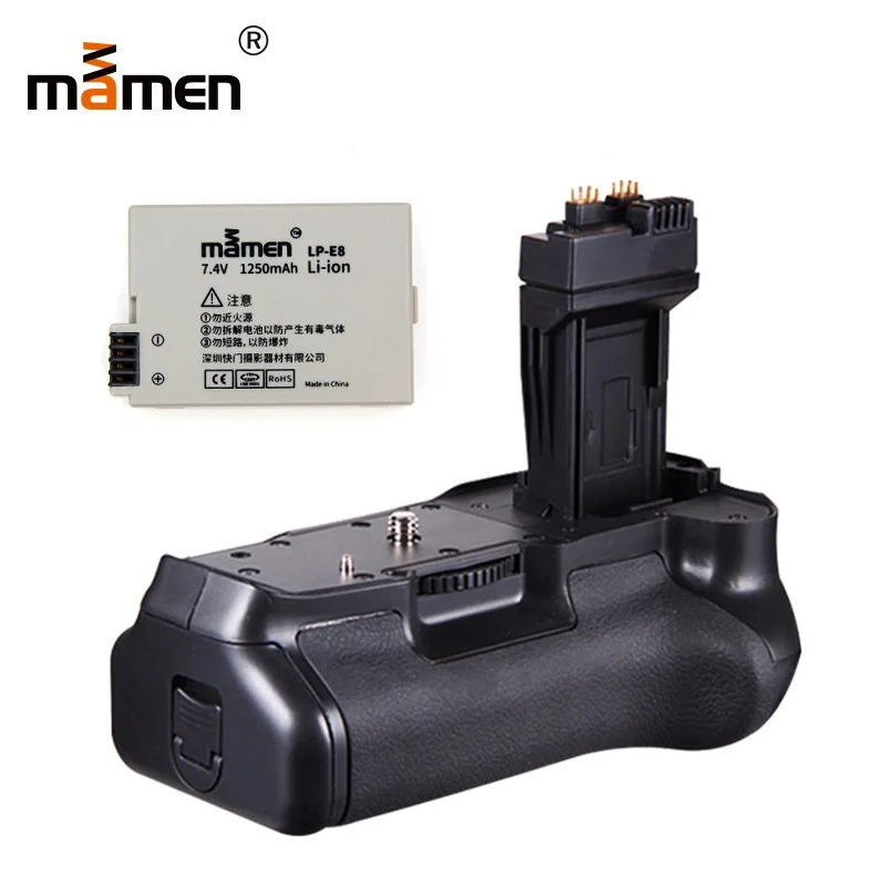 Mamen 550D Include 1pcs LP-E8 Battery 1/4 Universal Screw Battery Grip For Canon 550D 600D 650D 700D Battery Grip Pack LP E8
Mamen 550D Include 1pcs LP-E8 Battery 1/4 Universal Screw Battery Grip For Canon 550D 600D 650D 700D Battery Grip Pack LP E8
