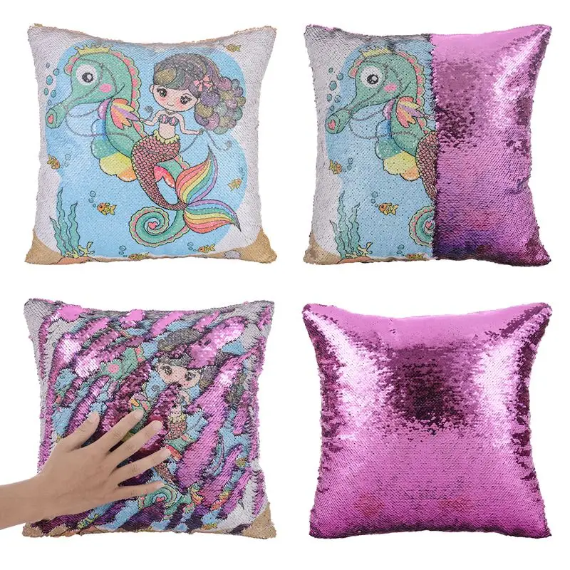 Bling Bling Mermaid Pillow case Rose Gold Unicorn Pillow covers Sequin Cushion Pillows Magic Chameleon Mermaid Home Decor Gift
Bling Bling Mermaid Pillow case Rose Gold Unicorn Pillow covers Sequin Cushion Pillows Magic Chameleon Mermaid Home Decor Gift