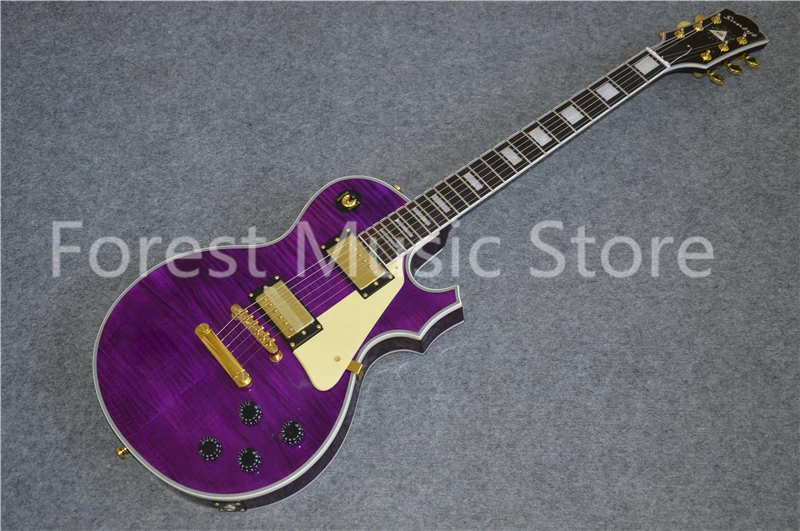 High Quality China OEM Suneye LP Custom Style Electric Guitars In Purple Color With Gold Hardware Free Shipping
High Quality China OEM Suneye LP Custom Style Electric Guitars In Purple Color With Gold Hardware Free Shipping