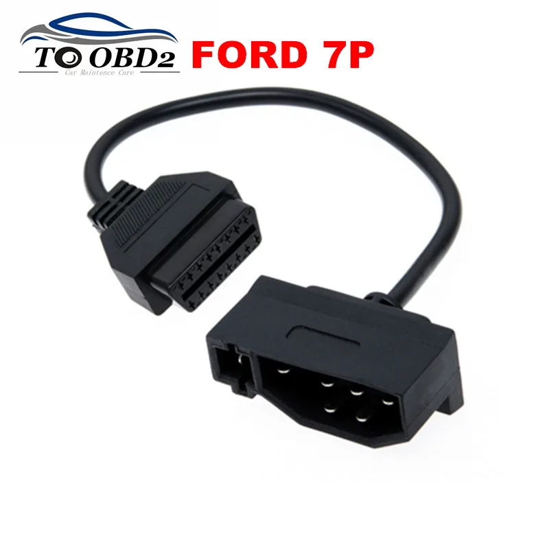 Newest OBD2 Adaptor For Ford 7Pin DLC Lead Interface to OBDII 16Pin Female Fits Ford 7 Pin Converter Cable FREE SHIPPING
Newest OBD2 Adaptor For Ford 7Pin DLC Lead Interface to OBDII 16Pin Female Fits Ford 7 Pin Converter Cable FREE SHIPPING