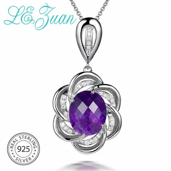 L&zuan 100% 7.69ct Natural Amethyst Pendants Real 925 Sterling Silver Jewelry Luxury Pendant For Women Christmas Gift
L&zuan 100% 7.69ct Natural Amethyst Pendants Real 925 Sterling Silver Jewelry Luxury Pendant For Women Christmas Gift