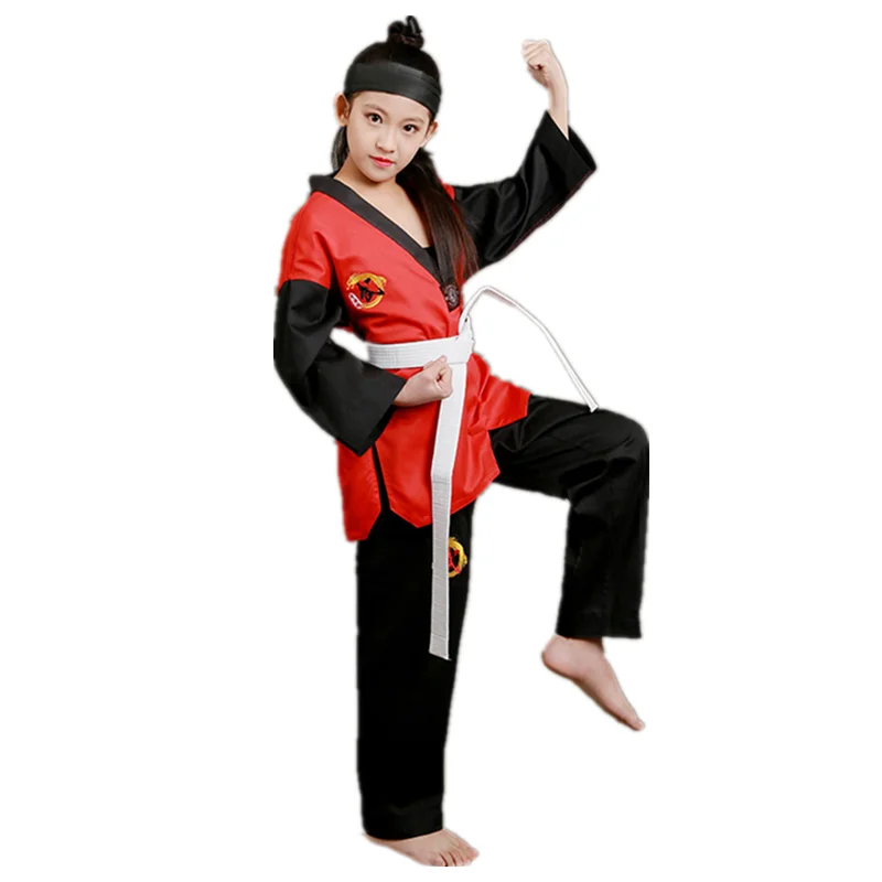 2/" inch Embroidered Black TKD Tae Kwon Do Karate Martial Art Belt Judo