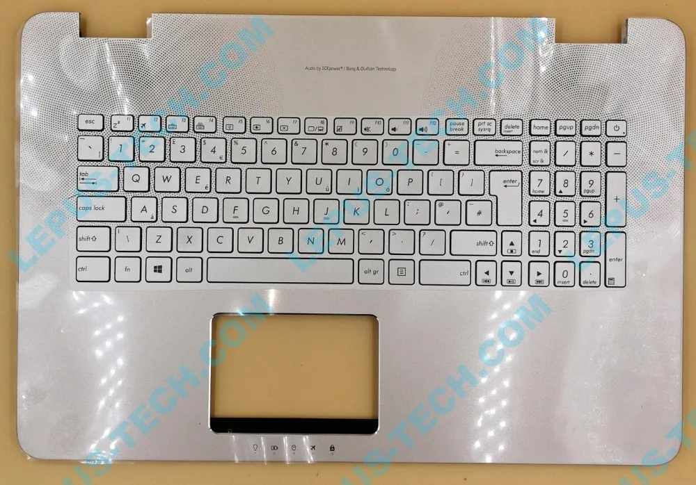 UK US layout for ASUS N751 N751JK G771 GL771 backlit keyboard with palmrest top case backlight
UK US layout for ASUS N751 N751JK G771 GL771 backlit keyboard with palmrest top case backlight