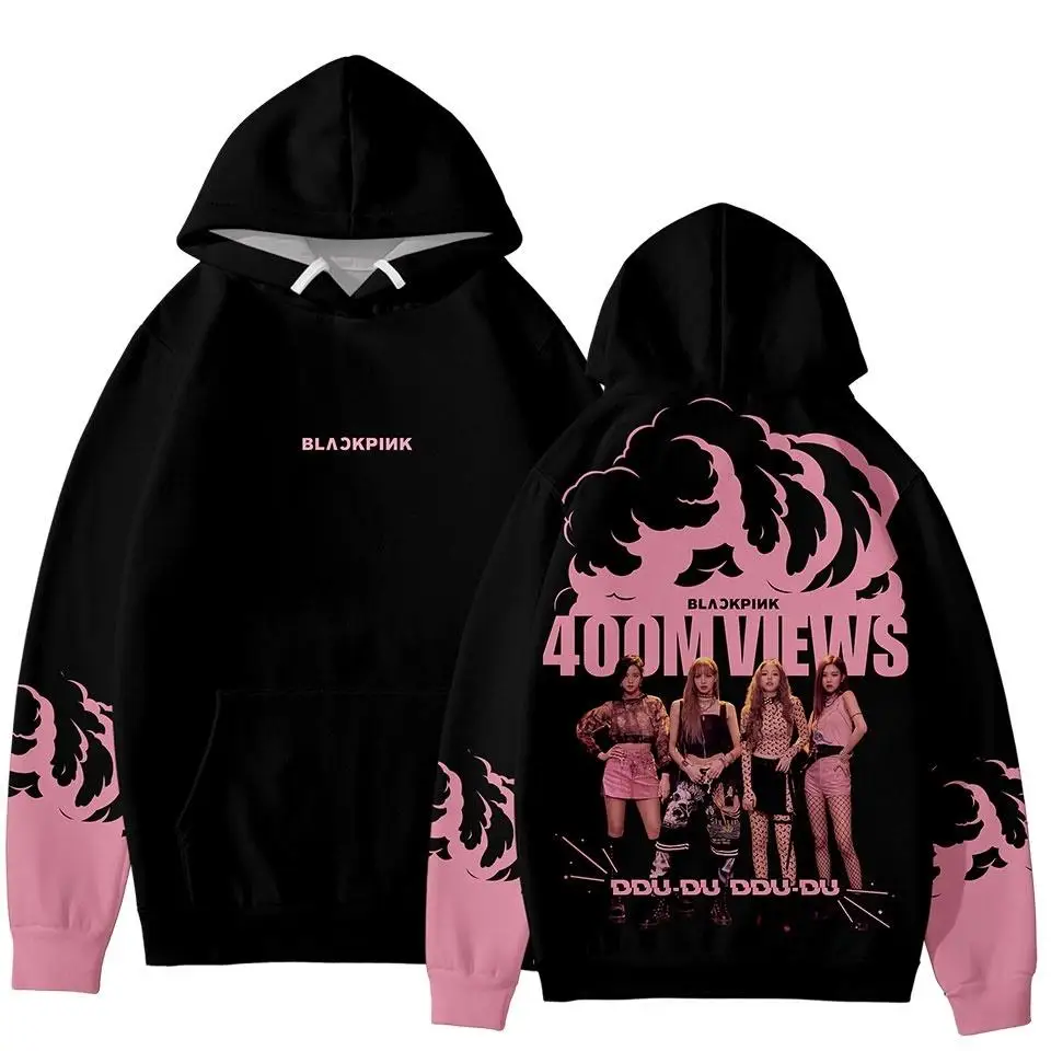 Kpop Women 3D Blackpink Hoodies Sweatshirt Kpop Korean Casual Style Long Sleeve Fashion Soft Women's Clothing Sweatshirt
Kpop Women 3D Blackpink Hoodies Sweatshirt Kpop Korean Casual Style Long Sleeve Fashion Soft Women's Clothing Sweatshirt