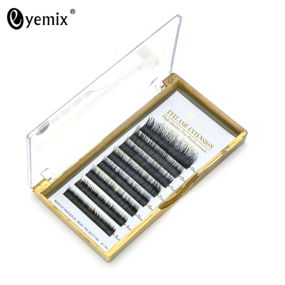 Eyemix Curl B C D Mink lash individual eyelashes extension artificial fake eyelashes 8 lines a tray black mink lashes
Eyemix Curl B C D Mink lash individual eyelashes extension artificial fake eyelashes 8 lines a tray black mink lashes