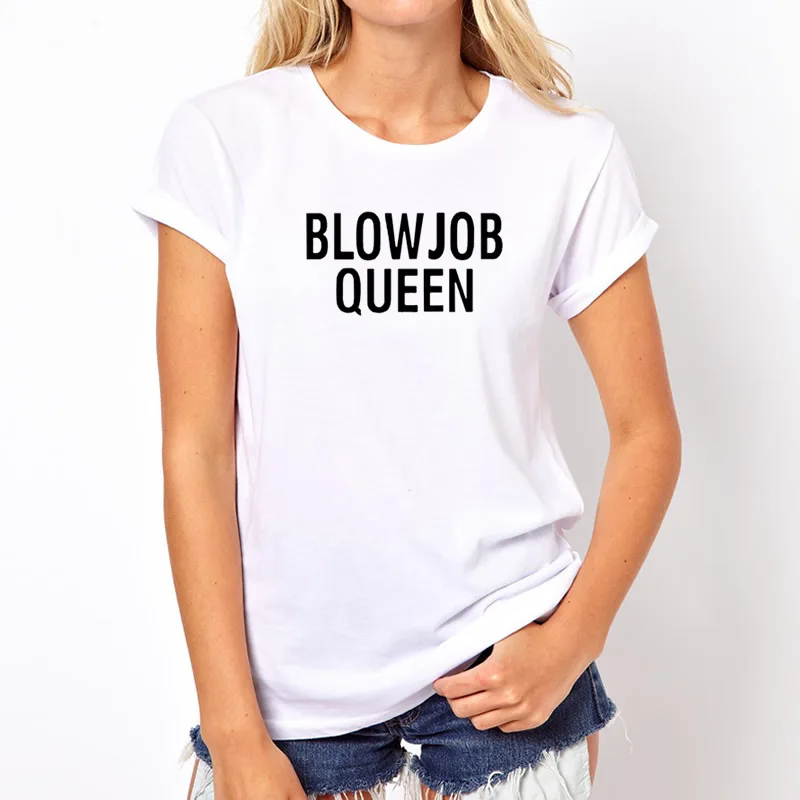 Womens T-Shirt Blowjob Queen Funny Harajuku Clothes for Women Alien Vintage T Shirt Femme Tops 2018 plus
Womens T-Shirt Blowjob Queen Funny Harajuku Clothes for Women Alien Vintage T Shirt Femme Tops 2018 plus