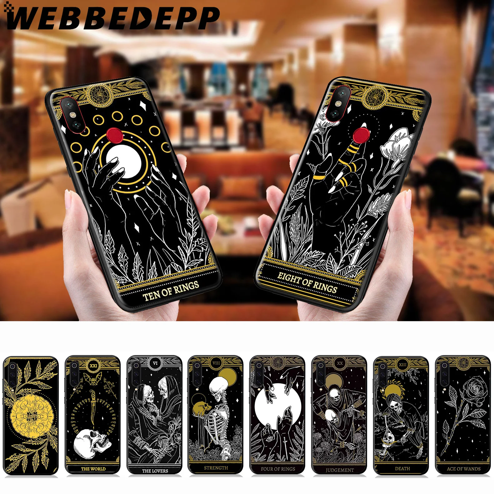 WEBBEDEPP Marigold Tarot Skull Card Soft Case for Xiaomi Mi 9T 9 8 SE 6 A1 A2 A3 Lite MiA1 MiA2 MiA3 Mi F1 MAX 3 Mi8 CC9E CC9
WEBBEDEPP Marigold Tarot Skull Card Soft Case for Xiaomi Mi 9T 9 8 SE 6 A1 A2 A3 Lite MiA1 MiA2 MiA3 Mi F1 MAX 3 Mi8 CC9E CC9