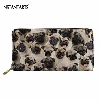 INSTANTARTS Lovely 3D Pug Dog/Husky Puppy Print Woman's Long PU Purse Luxury Brand Credit Cards Holder Female Big Zipper Wallet
INSTANTARTS Lovely 3D Pug Dog/Husky Puppy Print Woman's Long PU Purse Luxury Brand Credit Cards Holder Female Big Zipper Wallet