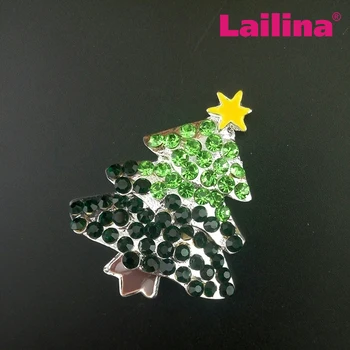 Customized Silver Plated Green Rhinestone Christmas Tree button Jewelry Christmas DIY Brooch Pendant Charm
Customized Silver Plated Green Rhinestone Christmas Tree button Jewelry Christmas DIY Brooch Pendant Charm