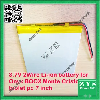 Safety Packing (Level 4) 3.7V 2Wire Li-ion battery for Onyx BOOX Monte Cristo tablet pc 7 inch High capacity
Safety Packing (Level 4) 3.7V 2Wire Li-ion battery for Onyx BOOX Monte Cristo tablet pc 7 inch High capacity