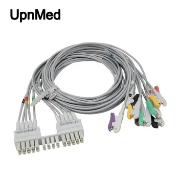 Compatible EKG electrocardiograph Mortara Eli230 10 lead EKG leadwires,Grabber type,IEC
Compatible EKG electrocardiograph Mortara Eli230 10 lead EKG leadwires,Grabber type,IEC
